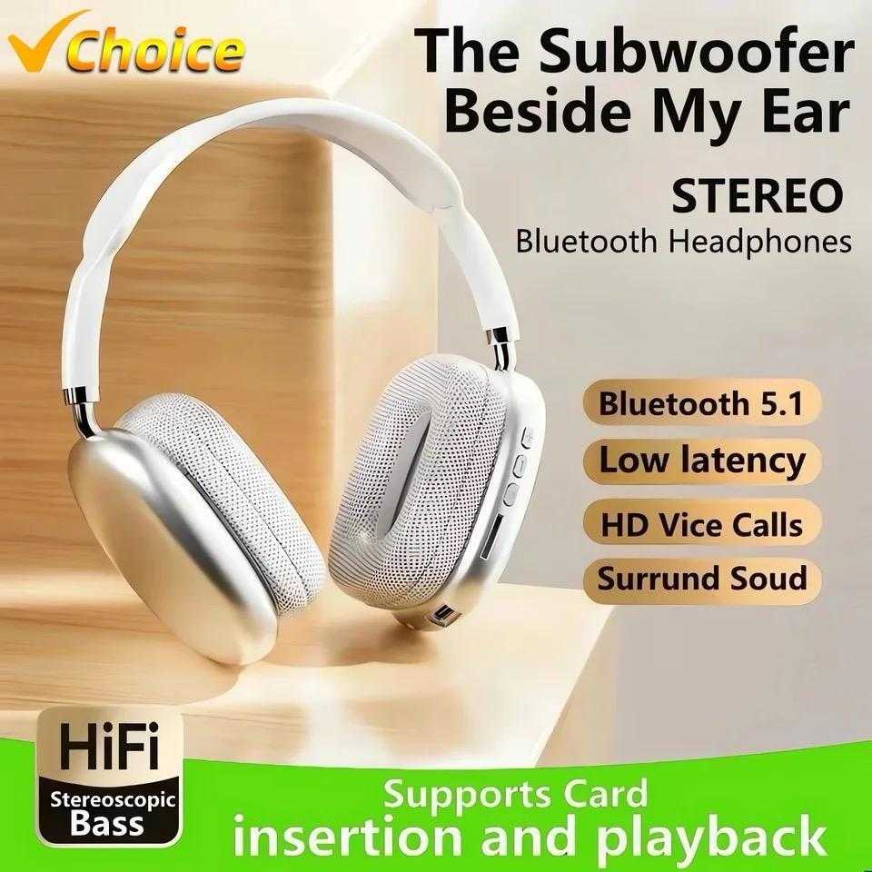 P9 Wireless Bluetooth Headphones | Deep Bass Sound | Comfortable Fit & Long Battery